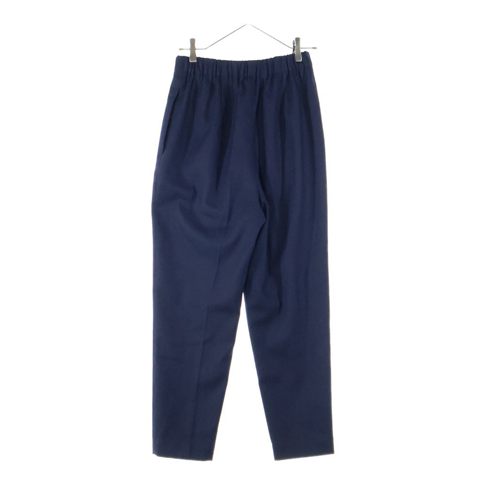 ENFOLD(エンフォルド) 22AW RELAX TROUSERS リラックストラウザー ウール混 イージースラックス ネイビー 300FA231-2000