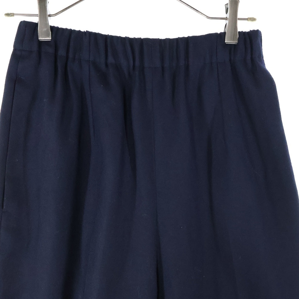 ENFOLD(エンフォルド) 22AW RELAX TROUSERS リラックストラウザー ウール混 イージースラックス ネイビー 300FA231-2000