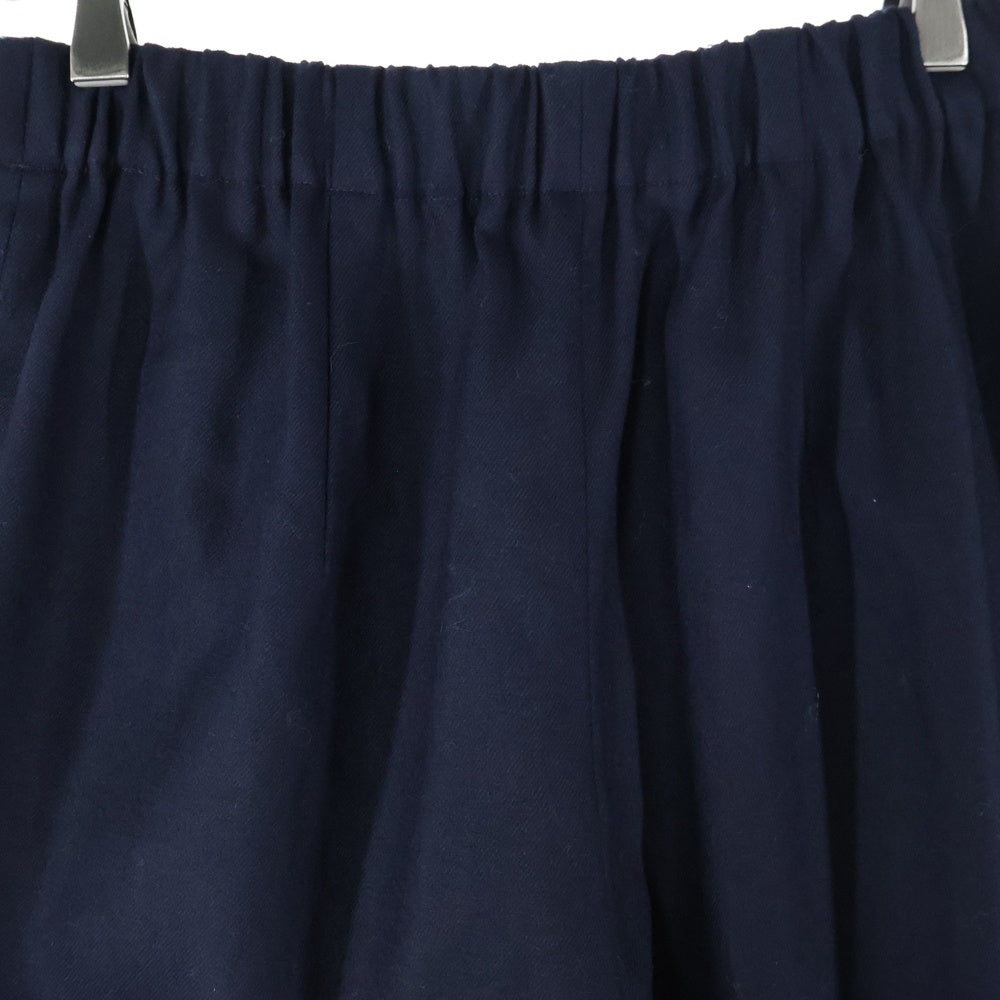 ENFOLD(エンフォルド) 22AW RELAX TROUSERS リラックストラウザー ウール混 イージースラックス ネイビー 300FA231-2000