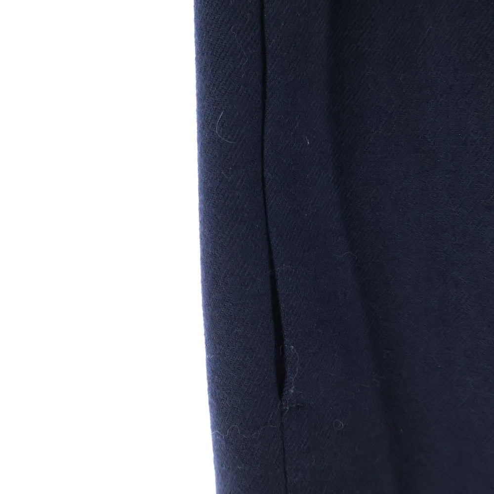 ENFOLD(エンフォルド) 22AW RELAX TROUSERS リラックストラウザー ウール混 イージースラックス ネイビー 300FA231-2000