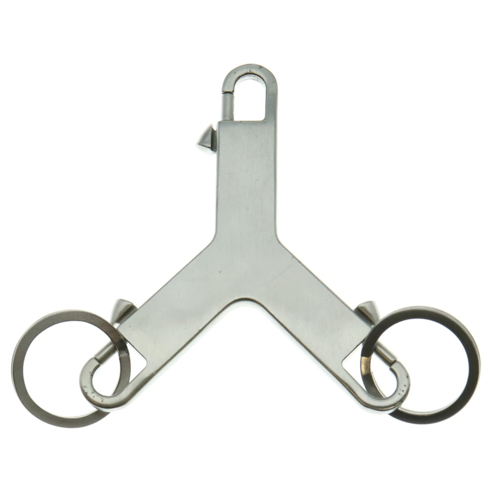 Rick Owens(リックオウエンス) 24SS Cerberus Key Chain ケルベロス キーチェーン キーリング シルバー RR01D3494