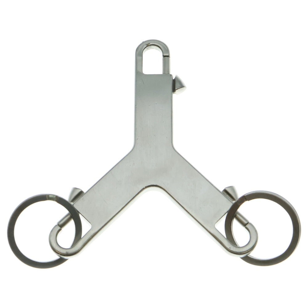 Rick Owens(リックオウエンス) 24SS Cerberus Key Chain ケルベロス キーチェーン キーリング シルバー RR01D3494