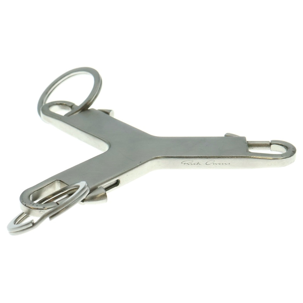 Rick Owens(リックオウエンス) 24SS Cerberus Key Chain ケルベロス キーチェーン キーリング シルバー RR01D3494