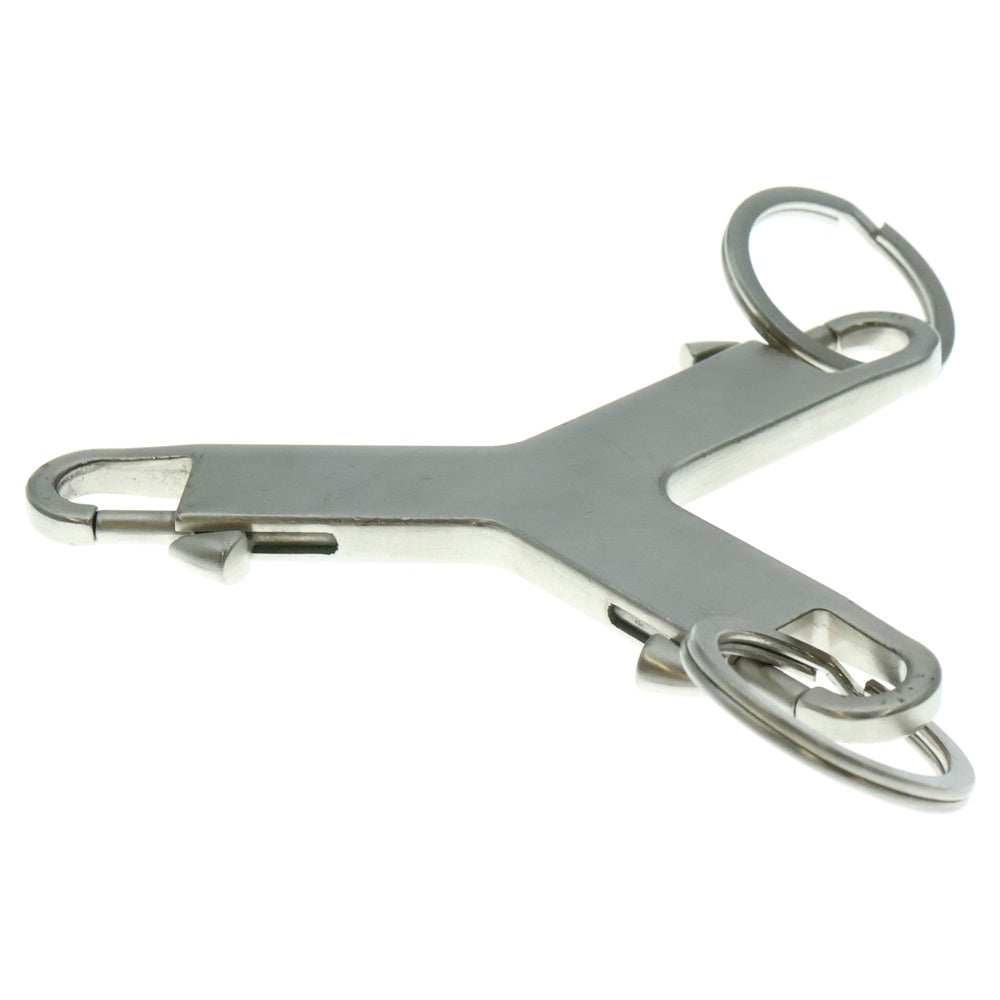 Rick Owens(リックオウエンス) 24SS Cerberus Key Chain ケルベロス キーチェーン キーリング シルバー RR01D3494