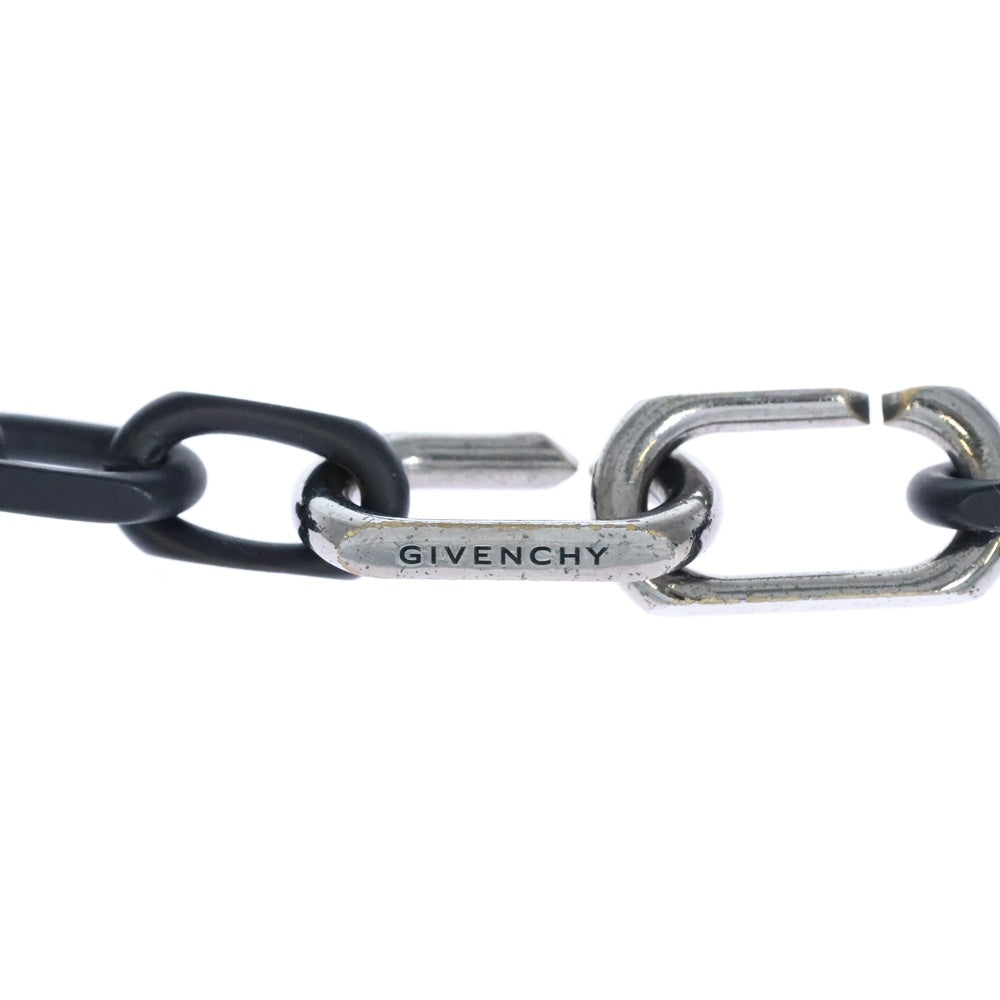 GIVENCHY(ジバンシィ) 南京錠 チェーン ロックネックレス シルバー/ブラック