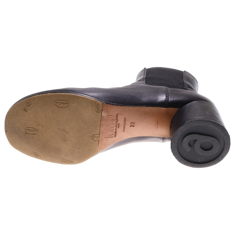 MM6 Maison Margiela(エムエムシックスメゾンマルジェラ) サイドゴアショートブーツ ブラック レディース S59WU0104