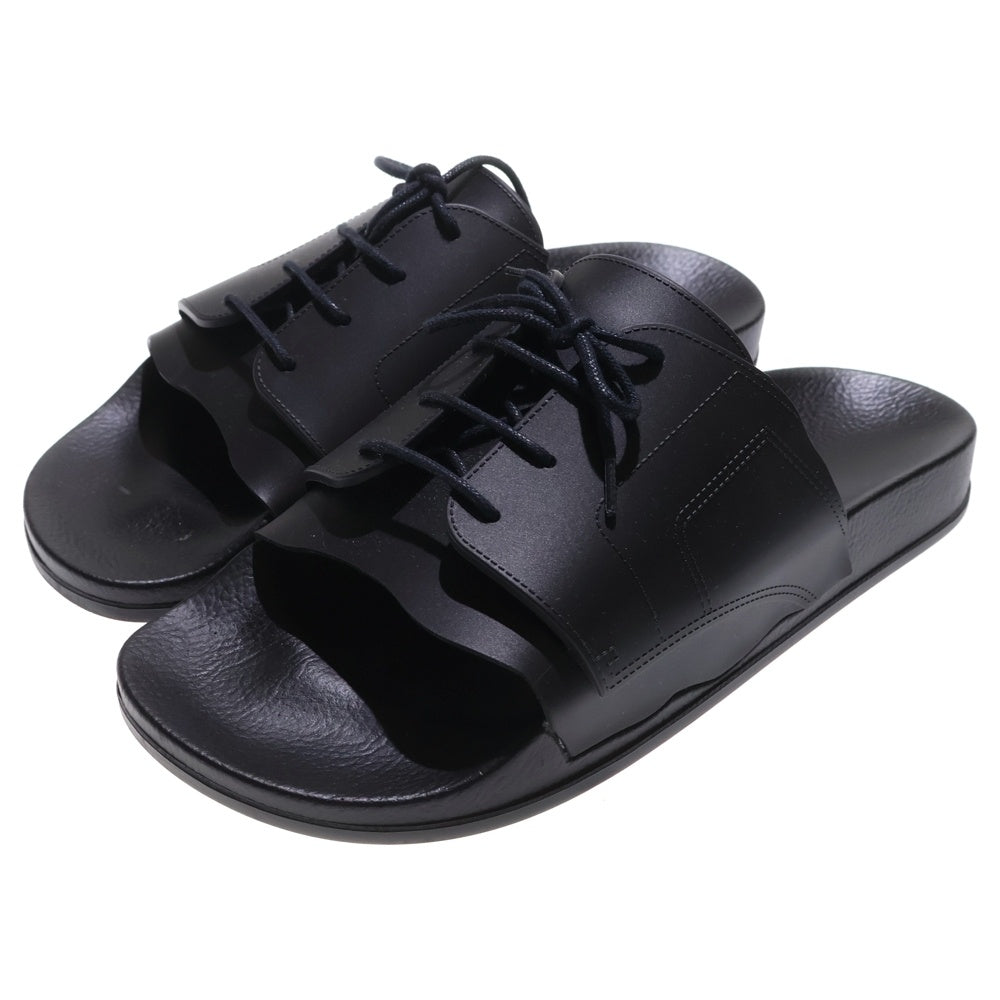 Maison Margiela 22(メゾンマルジェラ) レースアップ スライドサンダル ブラック レディース