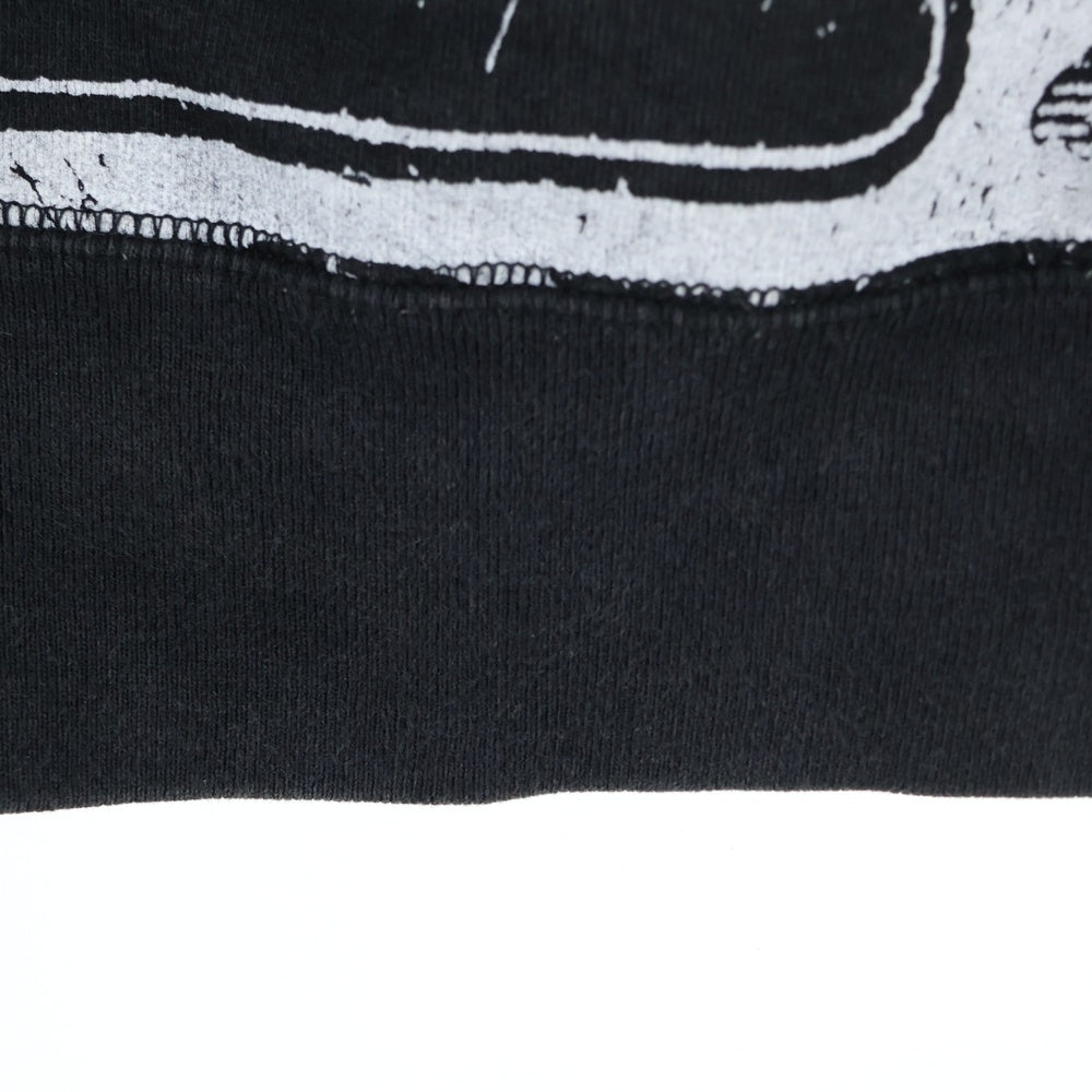SUPREME(シュプリーム) 13AW Franklin Pullover フランクリン オーバープリント スウェットプルオーバーパーカー フーディー ブラック
