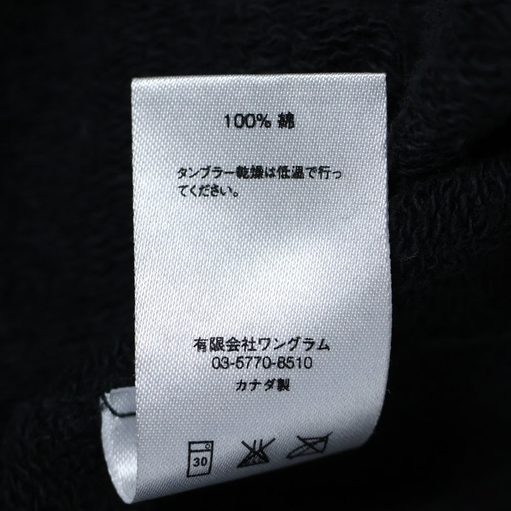 SUPREME(シュプリーム) 13AW Franklin Pullover フランクリン オーバープリント スウェットプルオーバーパーカー フーディー ブラック