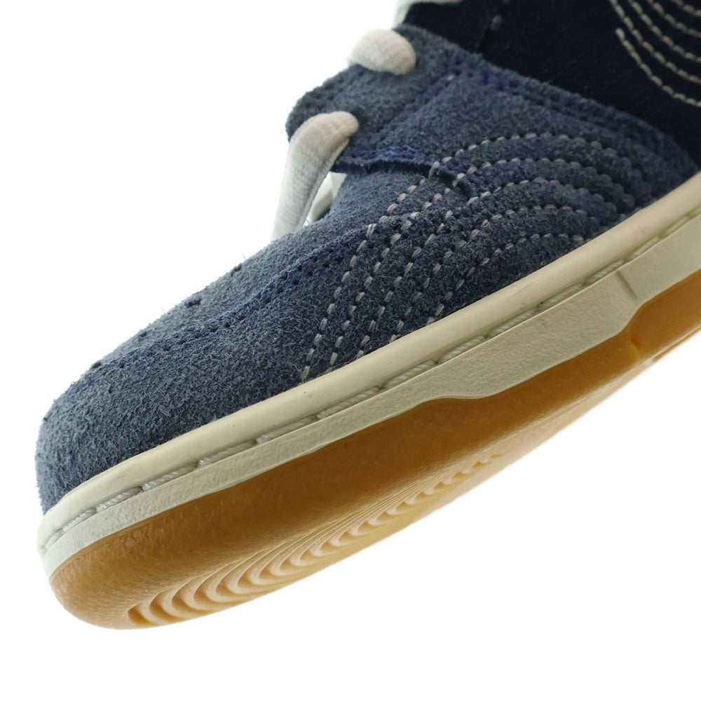 NIKE SB(ナイキエスビー) DUNK LOW PRO PRM SASHIKO ダンクプロ プレミアム 刺し子 ローカットスニーカー ブルー US11.5/29.5cm CV0316-400