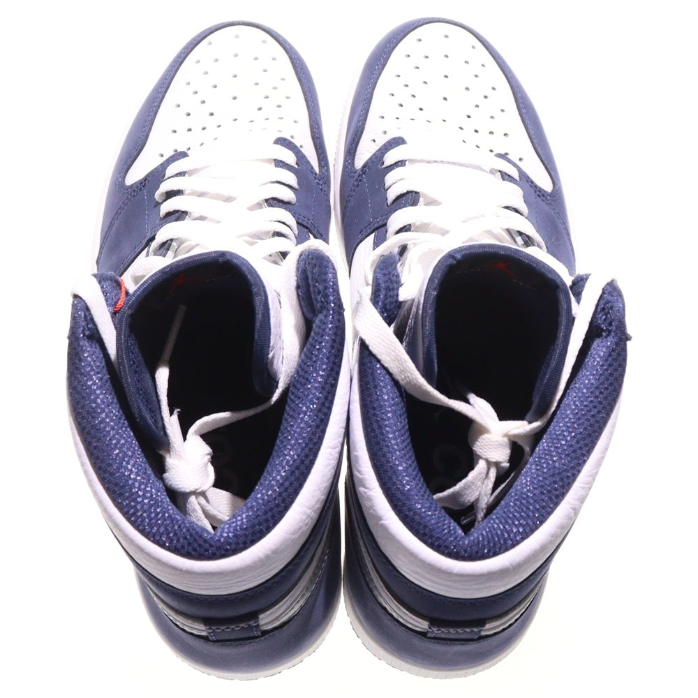 NIKE(ナイキ) AIR JORDAN 1 HIGH OG CO.JP MIDNIGHT NAVY 2020 エアジョーダン 1 ミッドナイトネイビー ハイカットスニーカー ホワイト/ネイビー US11/29cm DC1788-100