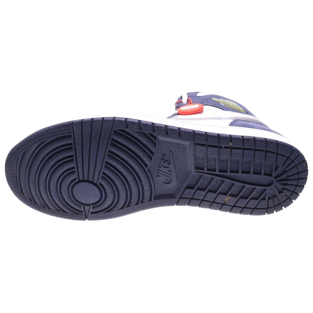 NIKE(ナイキ) AIR JORDAN 1 HIGH OG CO.JP MIDNIGHT NAVY 2020 エアジョーダン 1 ミッドナイトネイビー ハイカットスニーカー ホワイト/ネイビー US11/29cm DC1788-100