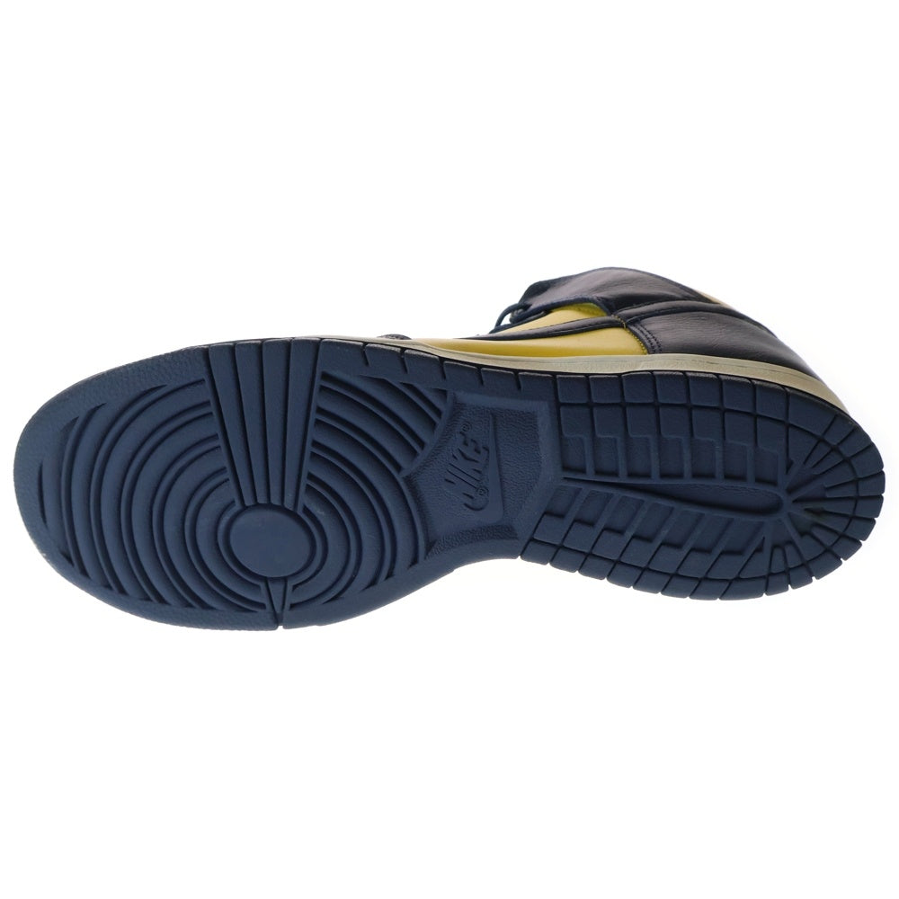 NIKE(ナイキ) DUNK HIGH MICHIGAN ダンク ミシガン ハイカットスニーカー ネイビー/イエロー US11/29cm CZ8149-700