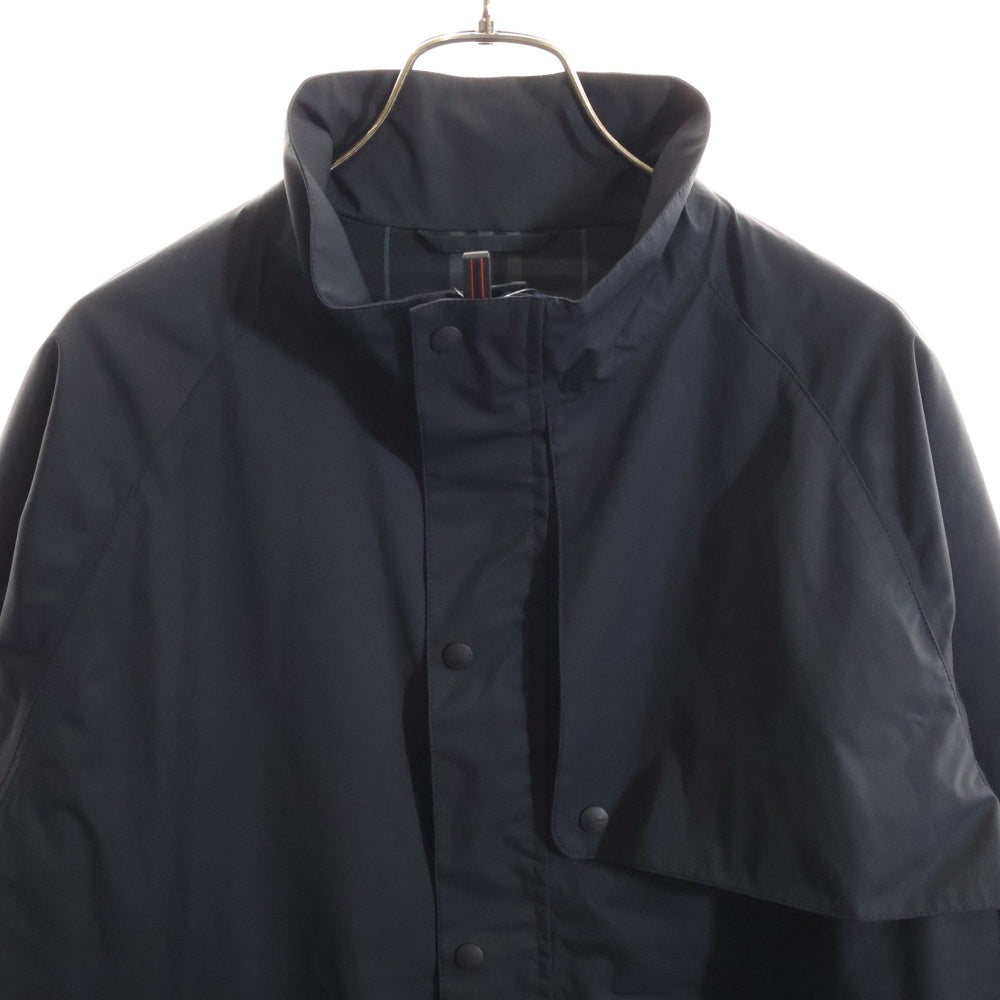 BURBERRY(バーバリー) GOLF ゴルフ ラバーロゴ 裏地 ノバチェック ジップアップ ジャケット ブラック BFP40-060-09