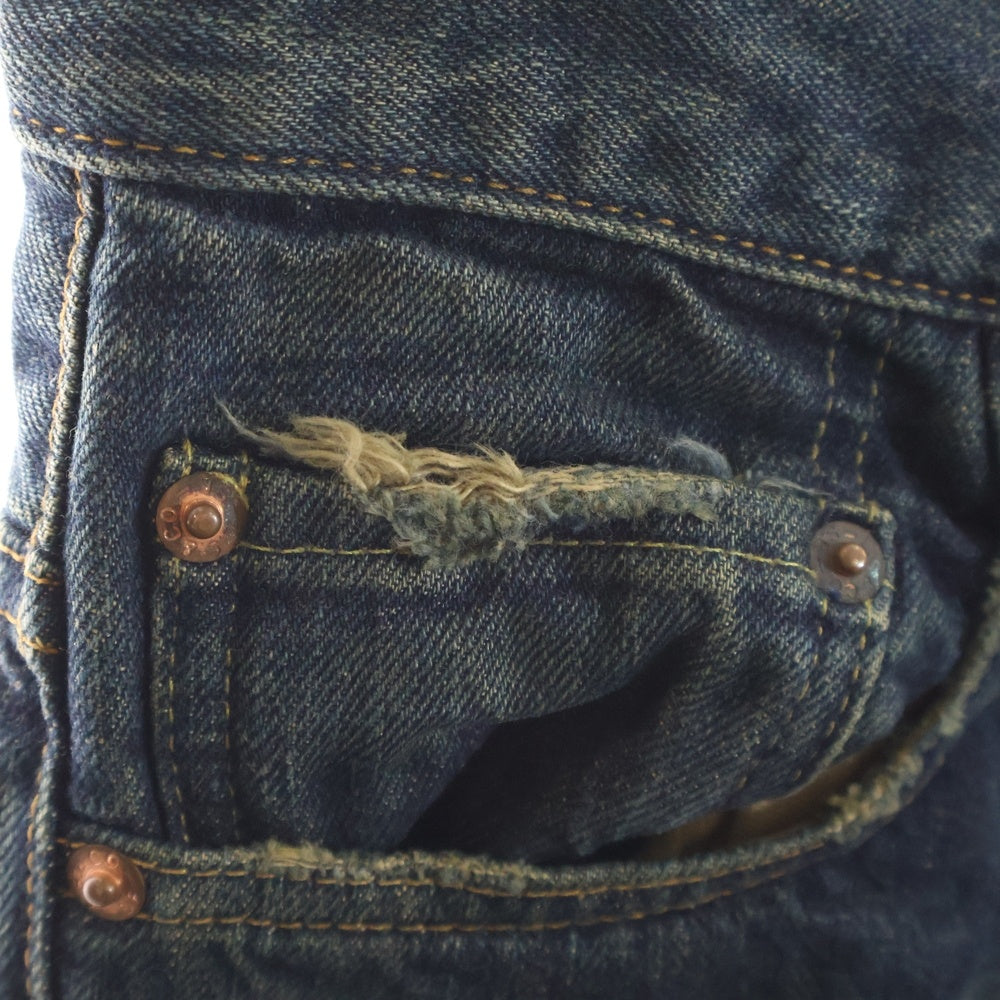Levi's VINTAGE CLOTHING(リーバイス ビンテージ クロージング) 1971年復刻 BIGE 517‐0217 ブーツカット デニム パンツ インディゴ 71517