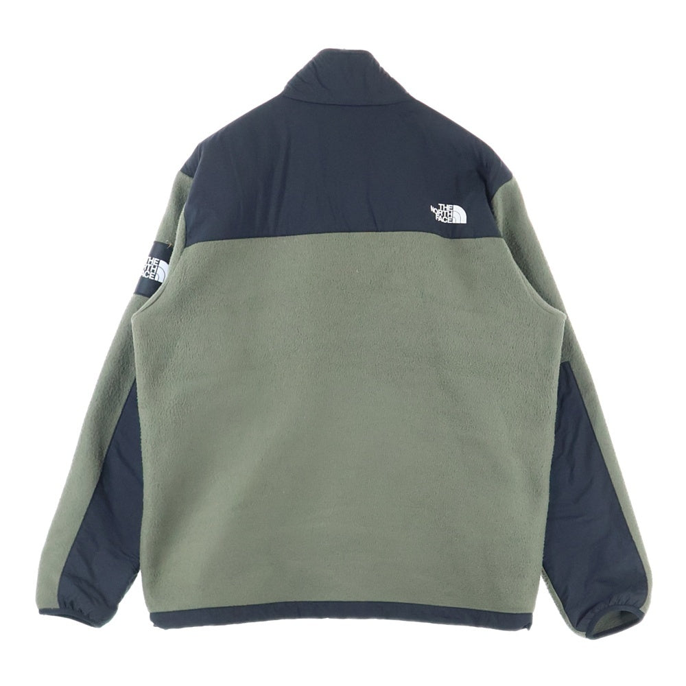 THE NORTH FACE(ザノースフェイス) DENALI JACKET デナリ ナイロン切り替えジップアップボアジャケット ブルゾン ブラック/カーキー NA72051