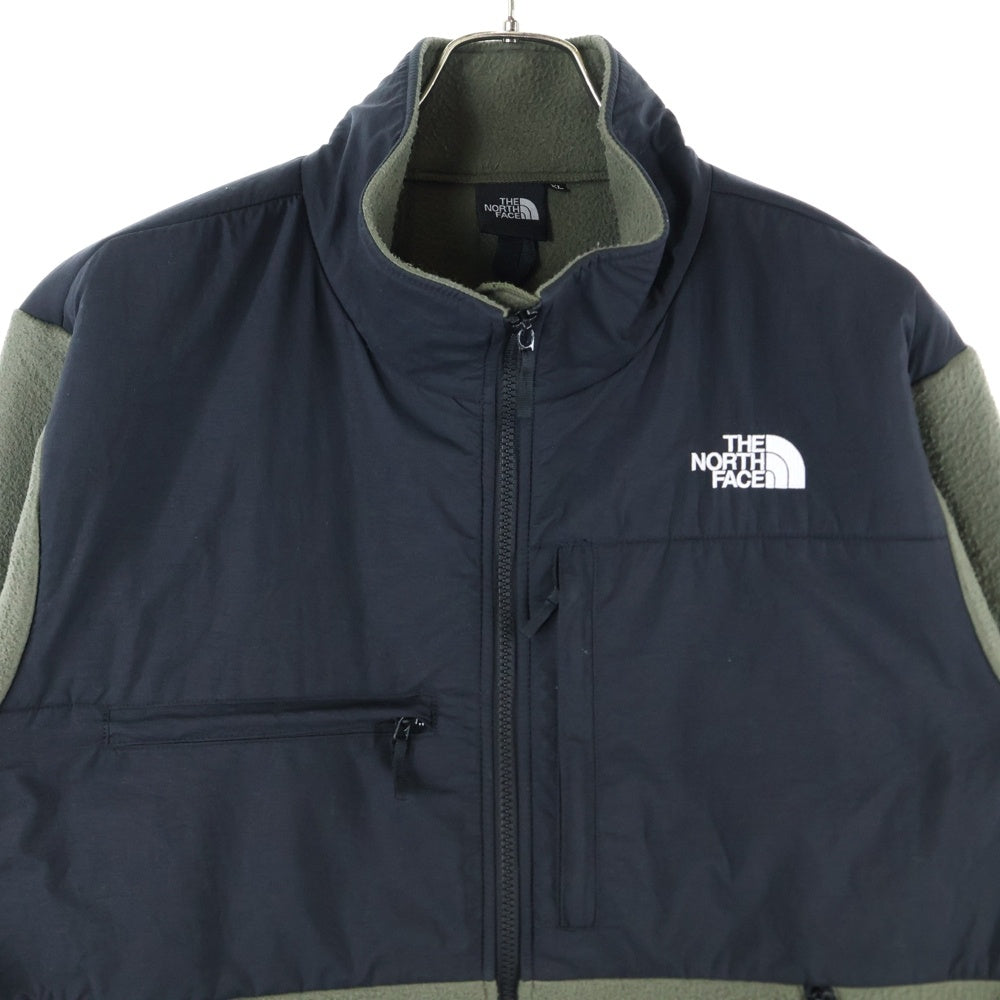 THE NORTH FACE(ザノースフェイス) DENALI JACKET デナリ ナイロン切り替えジップアップボアジャケット ブルゾン ブラック/カーキー NA72051