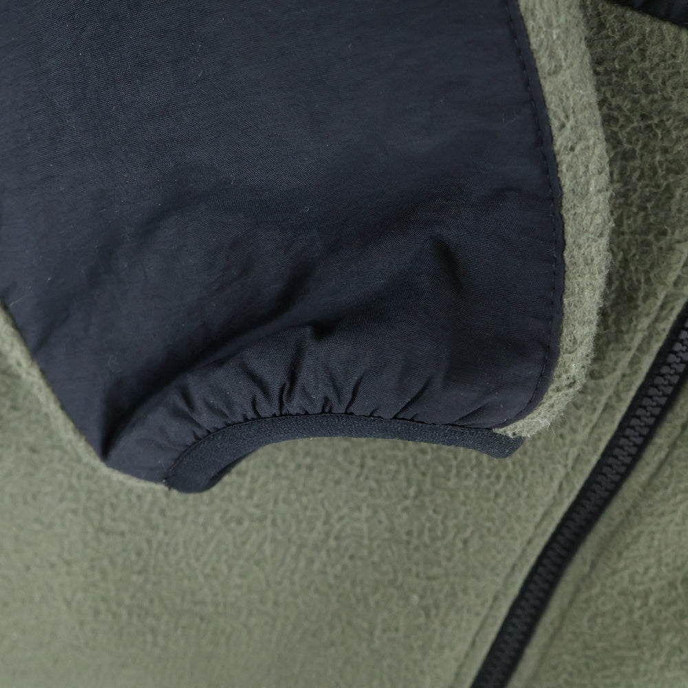 THE NORTH FACE(ザノースフェイス) DENALI JACKET デナリ ナイロン切り替えジップアップボアジャケット ブルゾン ブラック/カーキー NA72051
