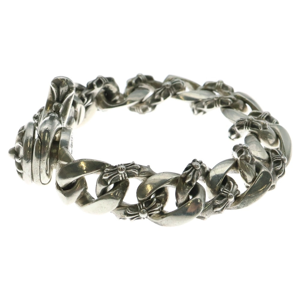 CHROME HEARTS(クロムハーツ) FNCY CHN LNK ファンシーリンククリップブレスレット 14リンク シルバー BCA145