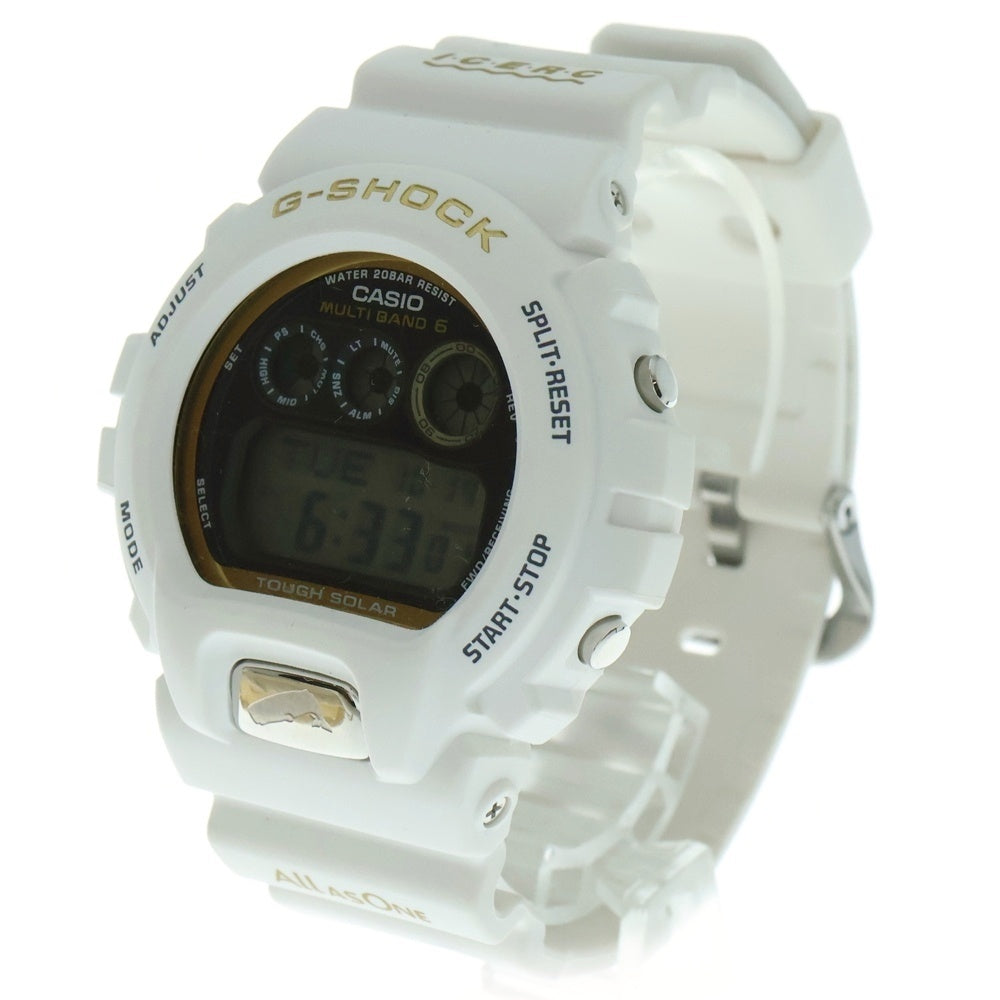 CASIO G-SHOCK(カシオ ジーショック) ×ICERC Japan アイサーチジャパン イルクジ2024 30周年モデル 20気圧防水 ソーラー電波 腕時計 ホワイト GW-6904K-7JR