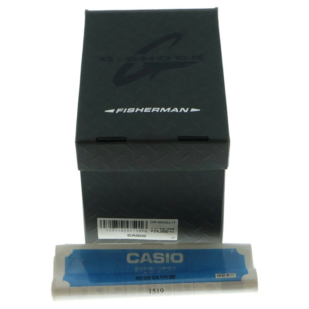 CASIO G-SHOCK(カシオ ジーショック) FISHERMAN フィッシャーマン 20気圧防水 デジタル クウォーツ 腕時計 ブラック DW-8600ZJ-1T