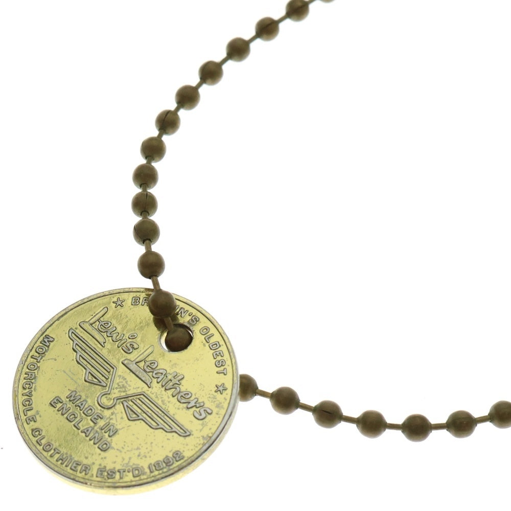 Lewis Leathers(ルイスレザー) KEY RING COIN PENDANT キーリング コインペンダント ネックレス ゴールド