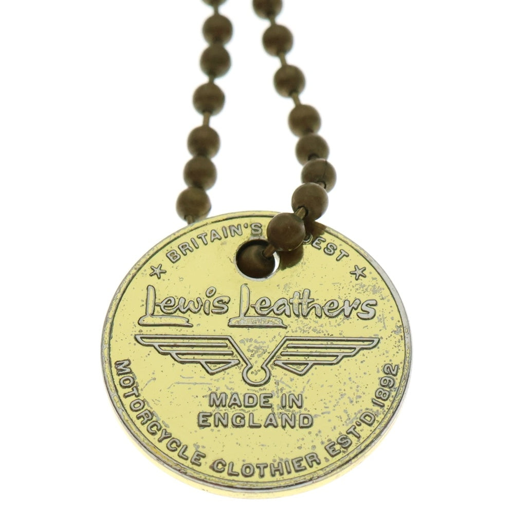 Lewis Leathers(ルイスレザー) KEY RING COIN PENDANT キーリング コインペンダント ネックレス ゴールド