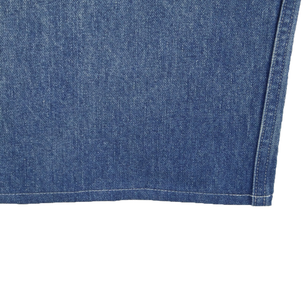 AURALEE(オーラリー) 25SS SELVEDGE LIGHT OZ DENIM BELTED PANTS セルヴィッチ ライトオンス デニムベルテッドパンツ インディゴ A25SP02SD