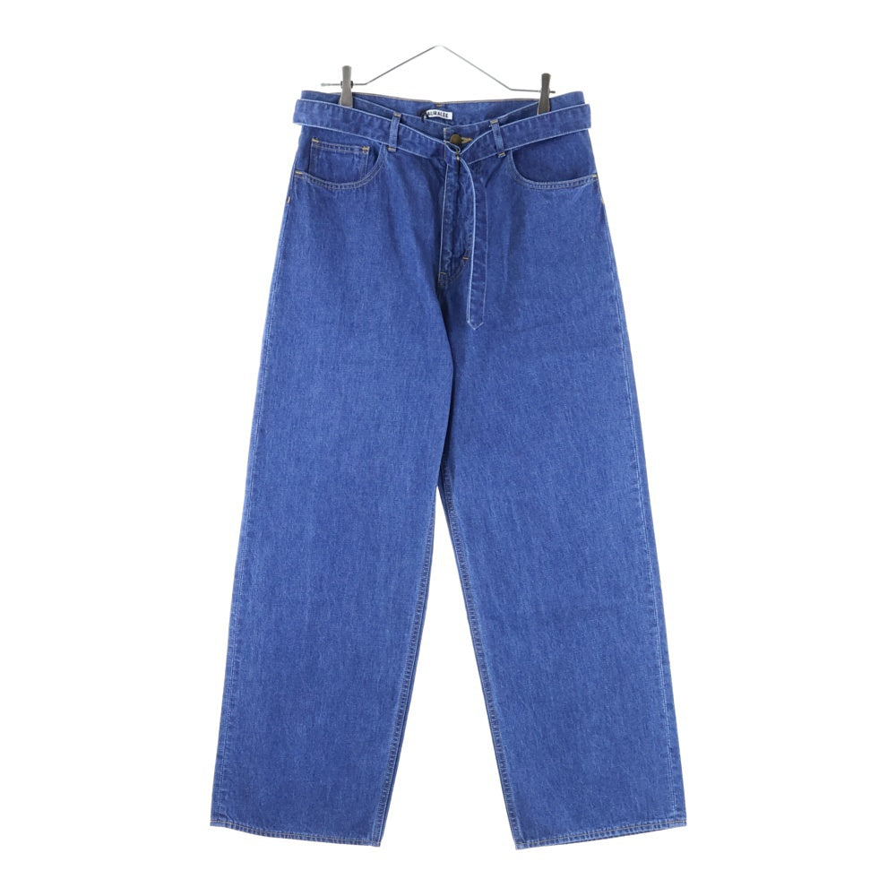 AURALEE(オーラリー) 24AW SELVEDGE FADED HEAVY DENIM WIDE PANTS A24AP02DH