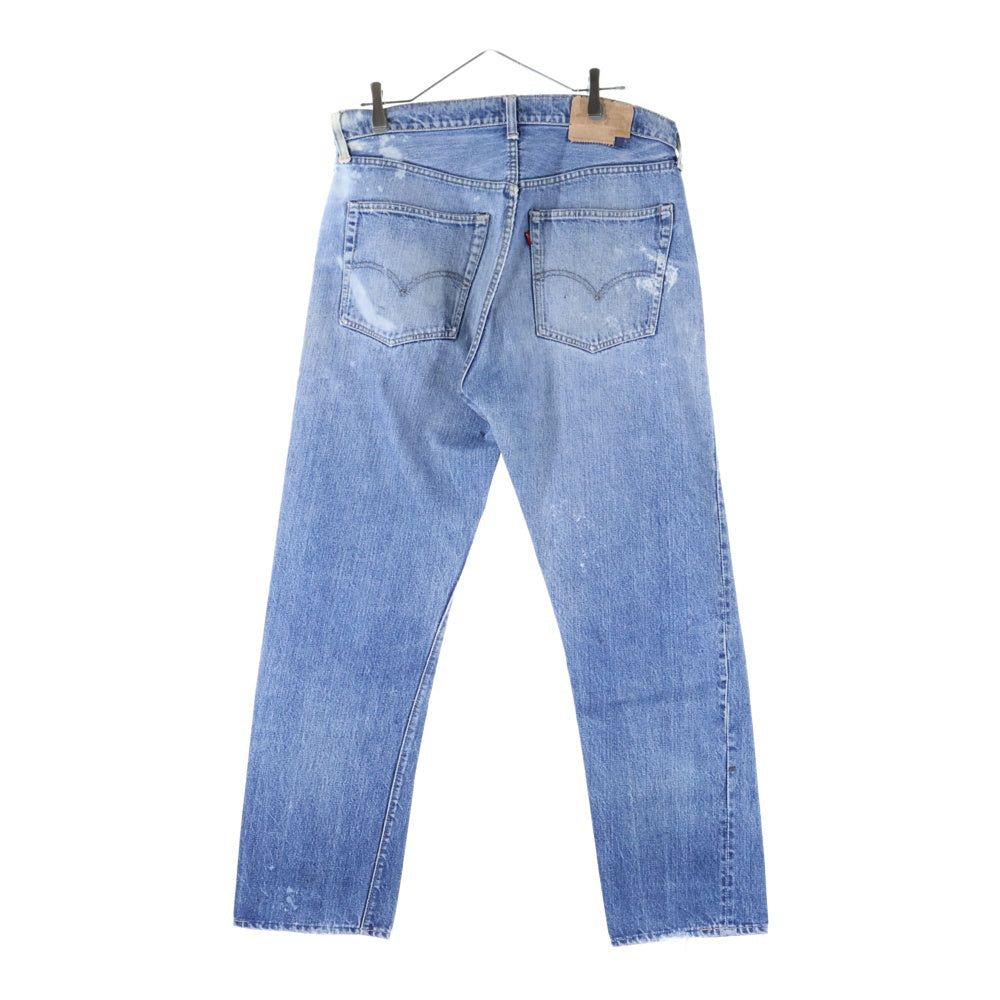 Levi's(リーバイス) 60-70S VINTAGE 505 66前期 BIGE ボタン裏刻印5 不均等V 42TALON ジップフライデニムパンツ インディゴ