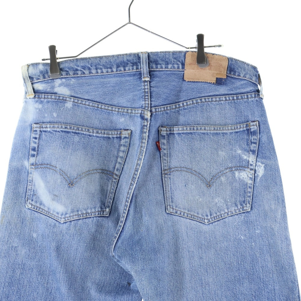 Levi's(リーバイス) 60-70S VINTAGE 505 66前期 BIGE ボタン裏刻印5 不均等V 42TALON ジップフライデニムパンツ インディゴ