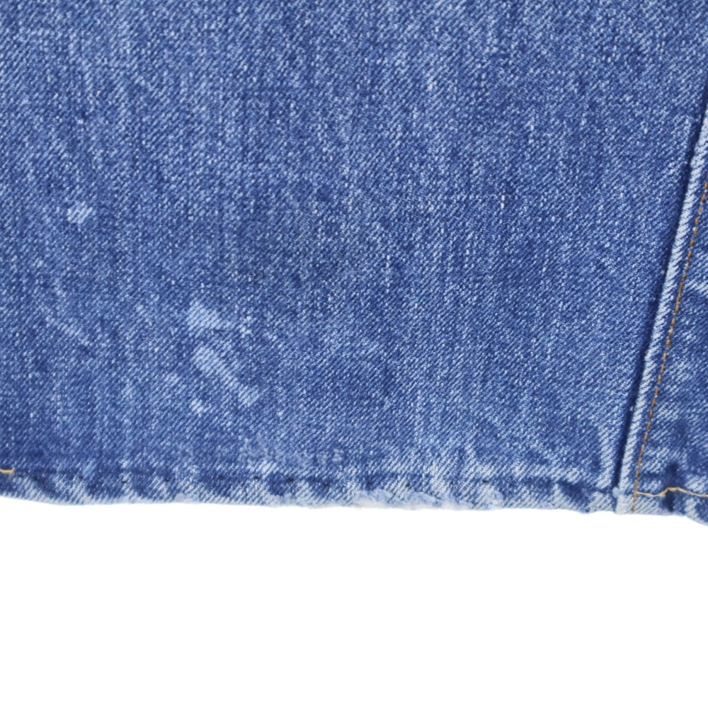 Levi's(リーバイス) 60-70S VINTAGE 505 66前期 BIGE ボタン裏刻印5 不均等V 42TALON ジップフライデニムパンツ インディゴ
