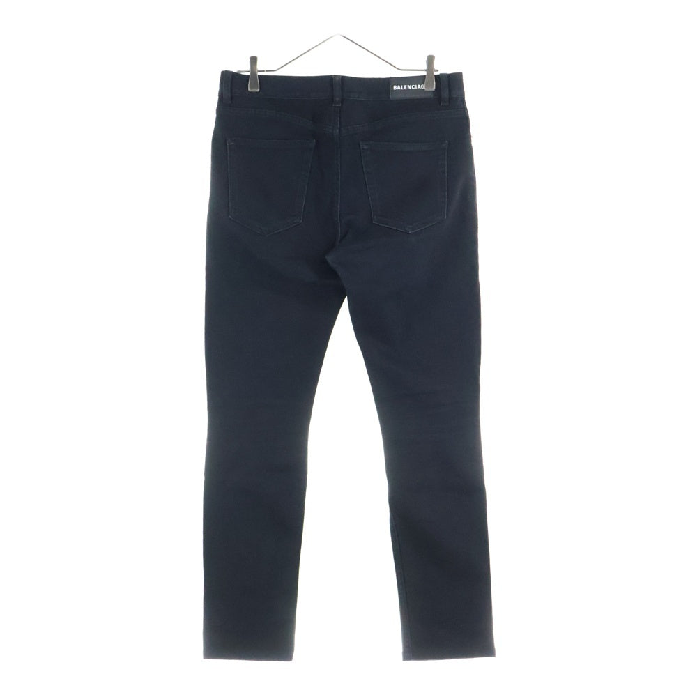 BALENCIAGA(バレンシアガ) バックロゴパッチ スキニーデニムパンツ ジーンズ ブラック 565761 TDW16