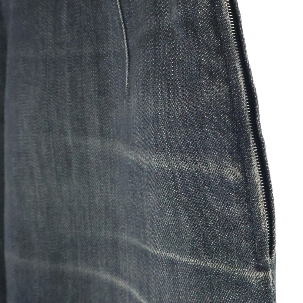 BALENCIAGA(バレンシアガ) サイドスリット デニムスカート レディース ブラック