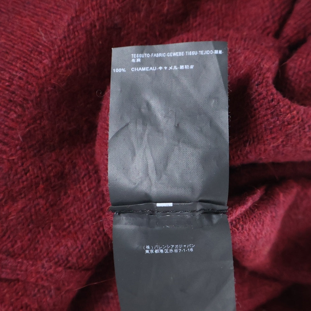 BALENCIAGA(バレンシアガ) ハイゲージ クルーネックニットセーター レディース レッド 273291 T1189