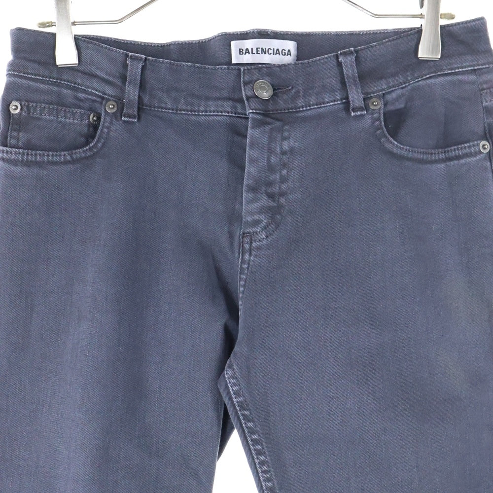 BALENCIAGA(バレンシアガ) テーパード ストレッチスキニーデニムパンツ ブラック 548354 TVE08