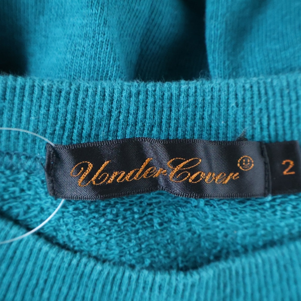 UNDERCOVER(アンダーカバー) 05SS BUT BEAUTIFUL2期 バット ビューティフル クルーネックスウェットトレーナー グリーン 5S27-CS3