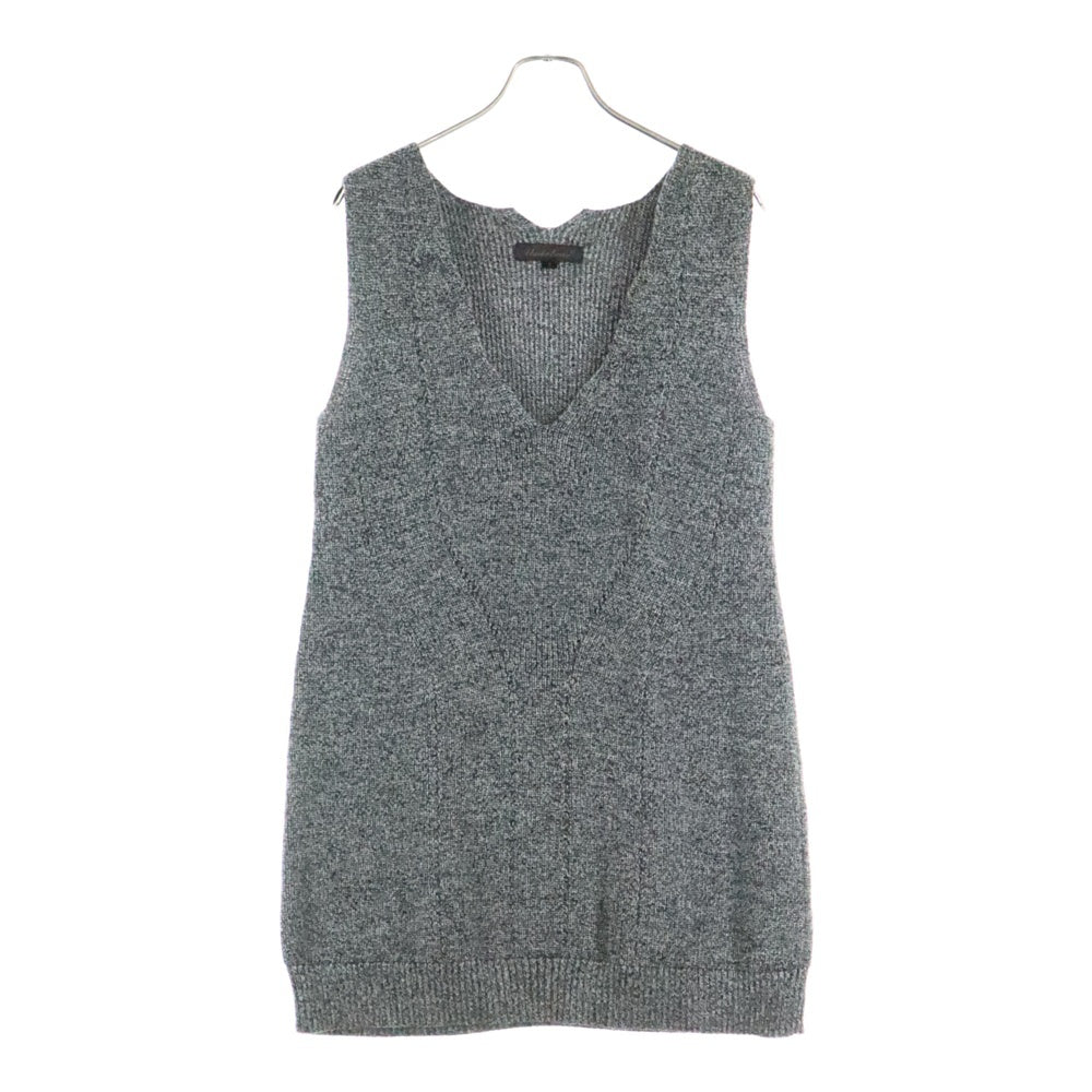 UNDERCOVER(アンダーカバー) 07AW ニットとハイテク期 ノースリーブ ニットワンピース ドレス レディース グレー 7A67-0P5