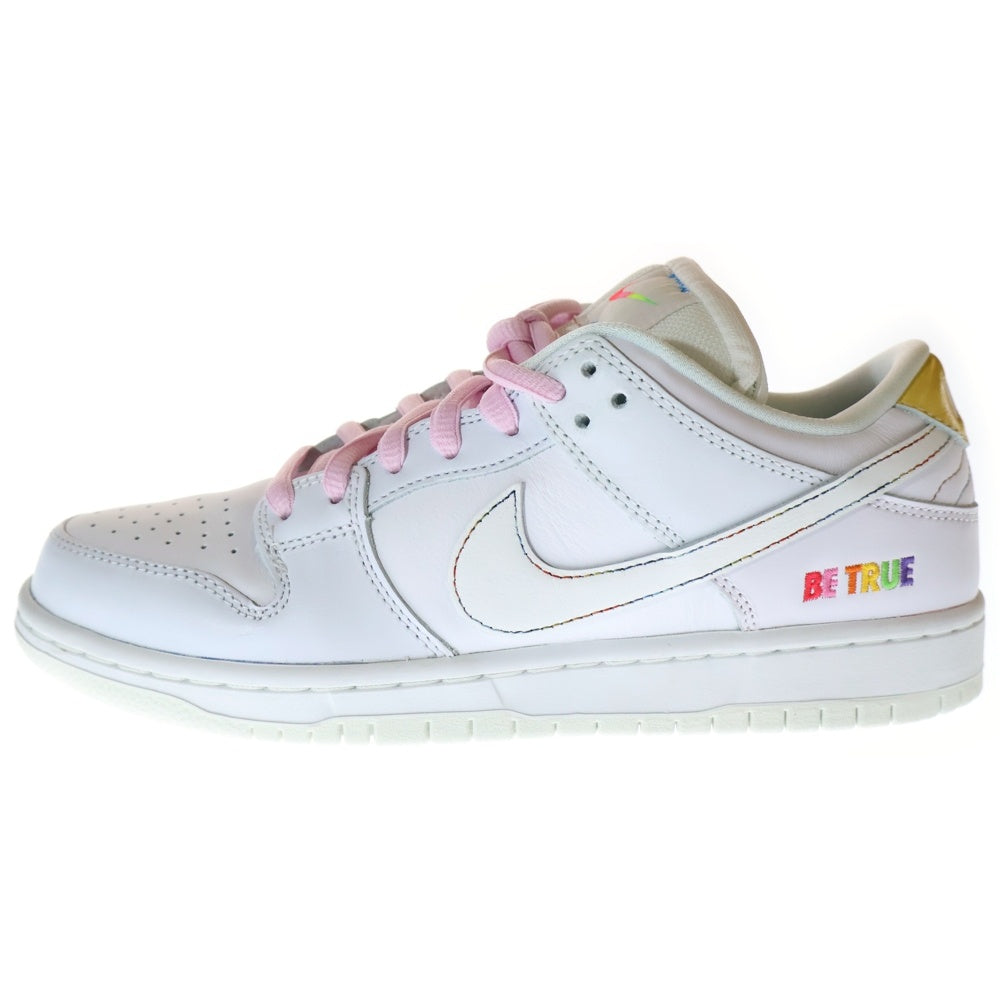 NIKE SB(ナイキエスビー) DUNK LOW Be True ダンク ローカットスニーカー ビー トゥルー ホワイト US9/27cm DR4876-100