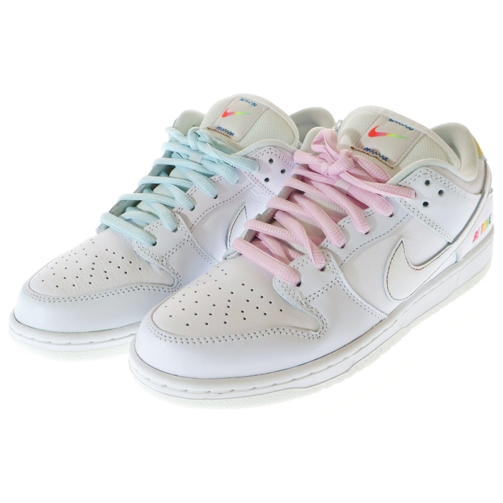 NIKE SB(ナイキエスビー) DUNK LOW Be True ダンク ローカットスニーカー ビー トゥルー ホワイト US9/27cm DR4876-100