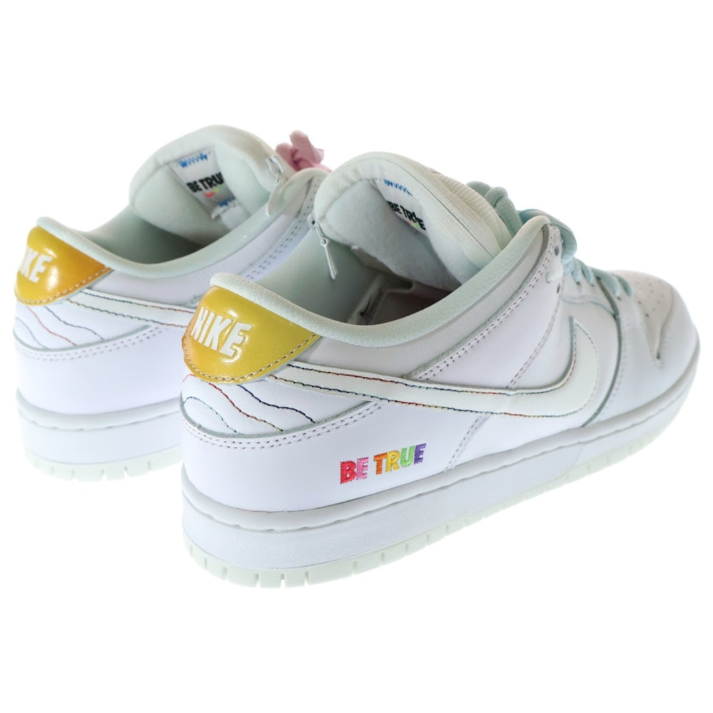 NIKE SB(ナイキエスビー) DUNK LOW Be True ダンク ローカットスニーカー ビー トゥルー ホワイト US9/27cm DR4876-100