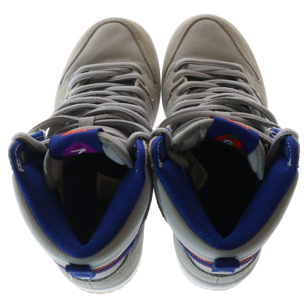 NIKE SB(ナイキエスビー) DUNK HIGH PREMIUM QS METS ダンク プレミアム ニューヨークメッツ ハイカットスニーカー グレー US4/23cm DH7155-001