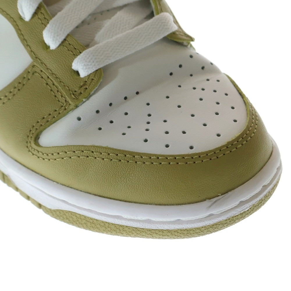 NIKE(ナイキ) WMNS DUNK LOW ESS BARLEY PAISELY ウィメンズ ダンク バーリーペイズリー ローカットスニーカー ホワイト/イエロー レディース US6/23cm DH4401-104