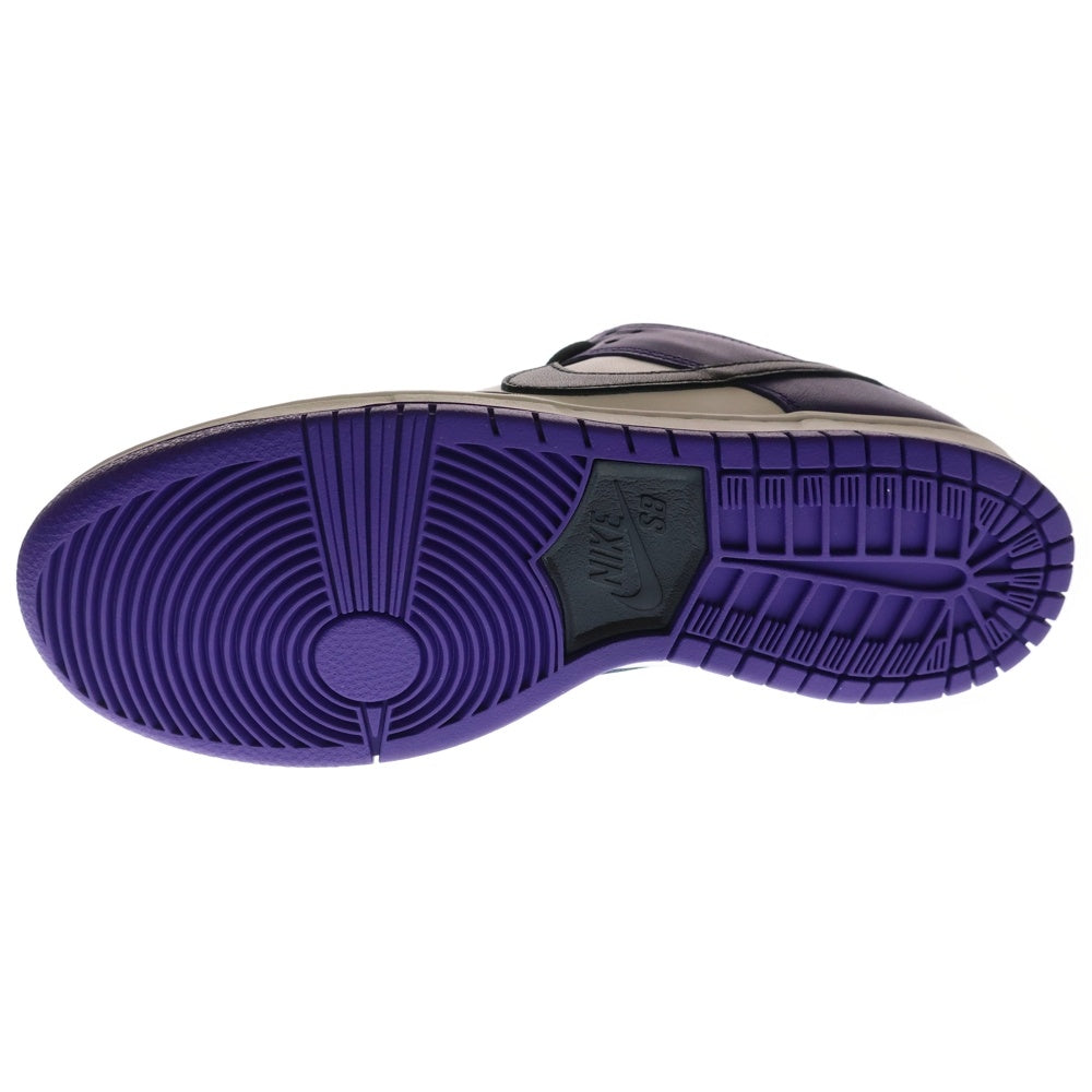 NIKE SB(ナイキエスビー) DUNK LOW PRO COURT PURPLE ダンク プロ コートパープル ローカットスニーカー ホワイト US8/26cm BQ6817-500