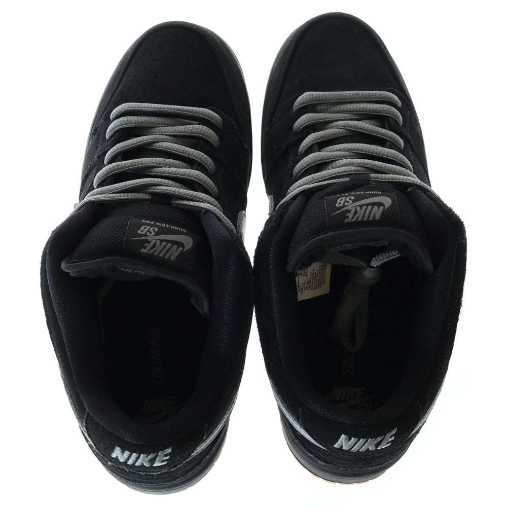 NIKE SB(ナイキエスビー) DUNK LOW PRO BLACK FOG ダンク プロ ブラックフォグ ローカットスニーカー ブラック US8/26cm BQ6817-010