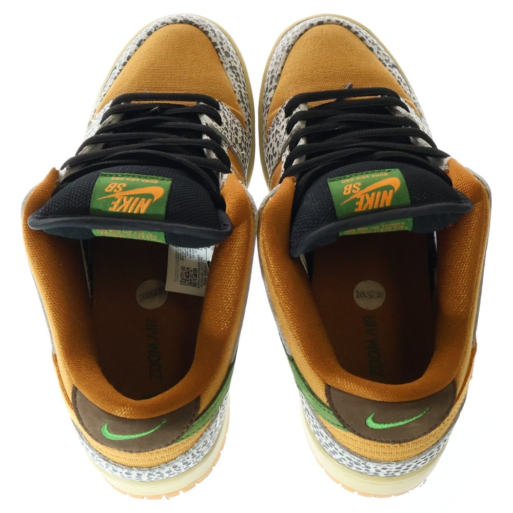 NIKE SB(ナイキエスビー) DUNK LOW SAFARI ダンク サファリ ローカットスニーカー ブラウン/グレー US8/26cm CD2563-002