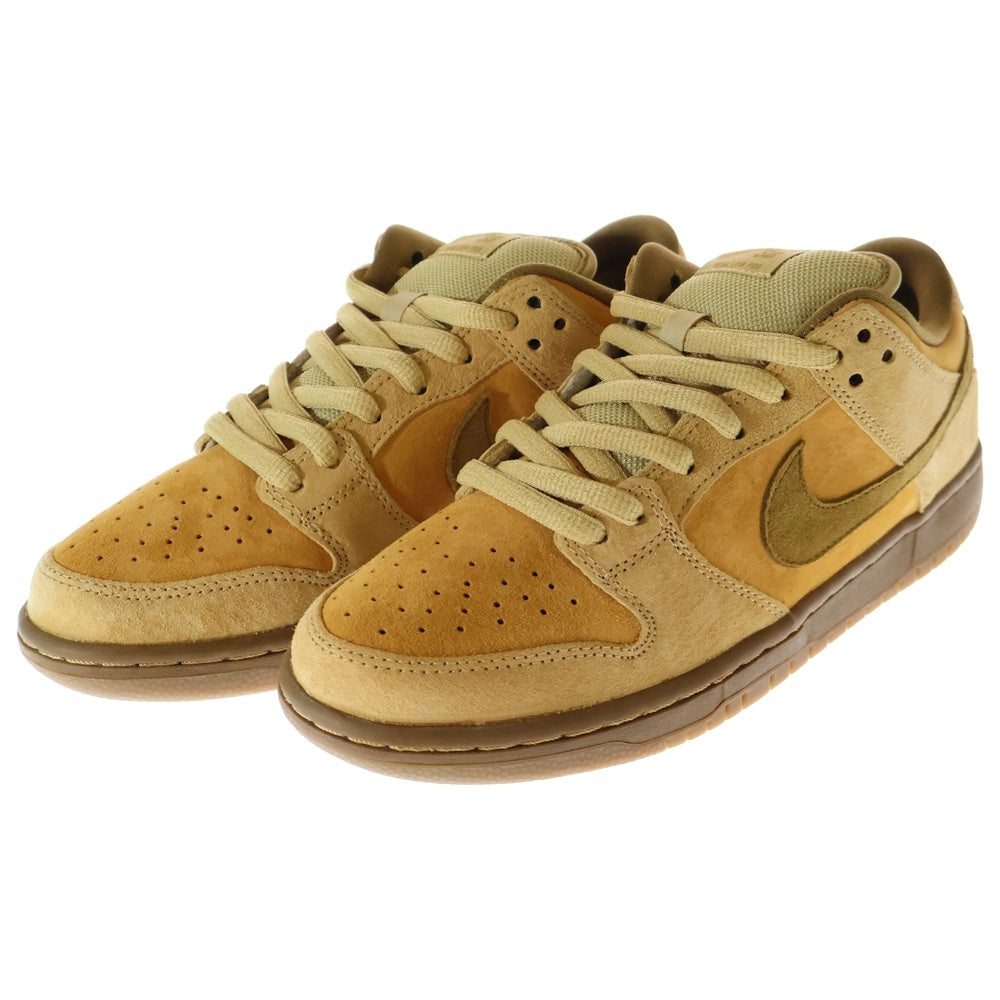 NIKE SB(ナイキエスビー) DUNK LOW QS WHEAT ダンク ウィート ローカットスニーカー ブラウン US8/26cm 883232-700