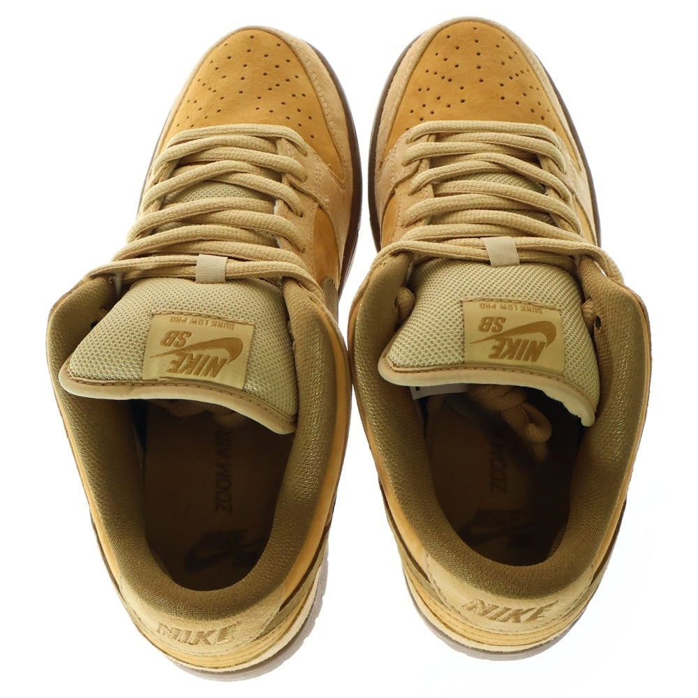 NIKE SB(ナイキエスビー) DUNK LOW QS WHEAT ダンク ウィート ローカットスニーカー ブラウン US8/26cm 883232-700