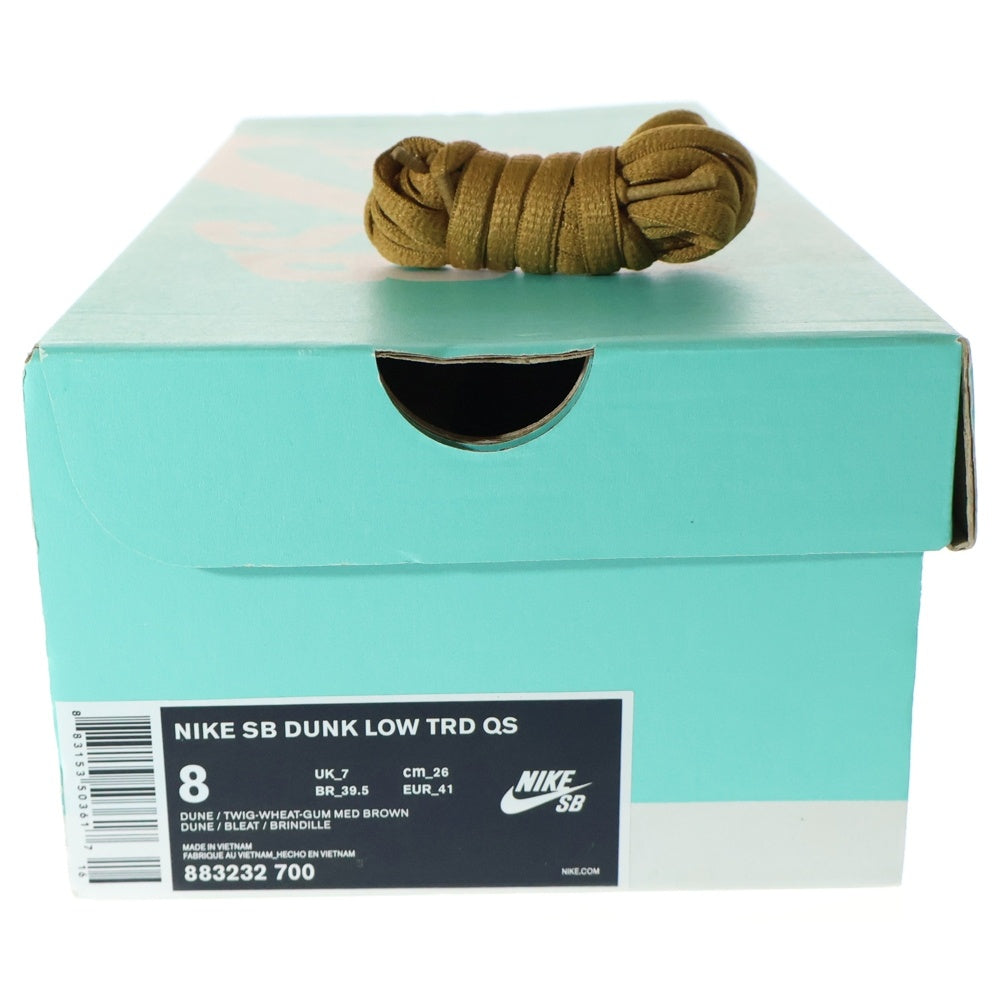 NIKE SB(ナイキエスビー) DUNK LOW QS WHEAT ダンク ウィート ローカットスニーカー ブラウン US8/26cm 883232-700