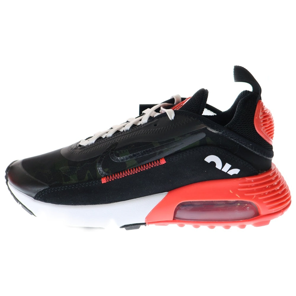 NIKE(ナイキ) ×ATMOS AIR MAX 2090 SP DUCK CAMO アトモス エアマックス2090 ダックカモ ローカットスニーカー ブラック/レッド US8/26cm CU9174-600